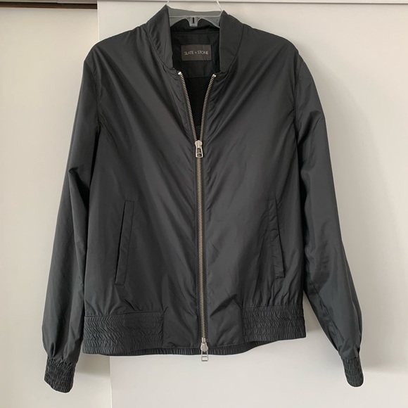Slate and stone grey wind breaker - Picture 1 of 2